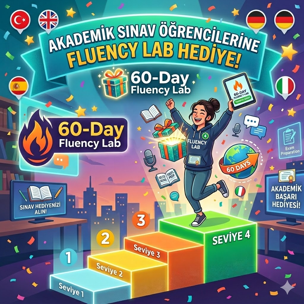 Akademik Sınav Öğrencilerine Fluency Lab Hediye